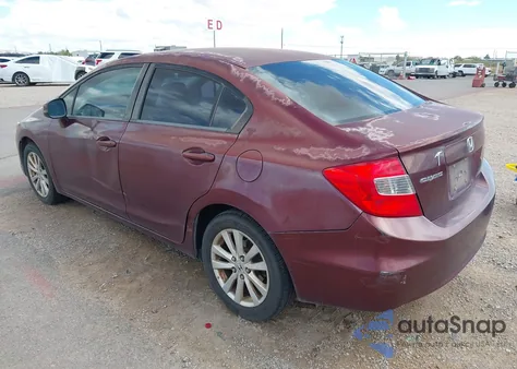 2012 Honda Civic Ex from USA, damaged, VIN 2HGFB2F81CH508444